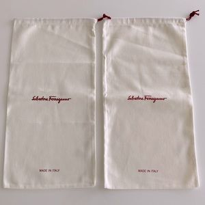 Salvatore Ferragamo Dust Bags Set of 2 New
